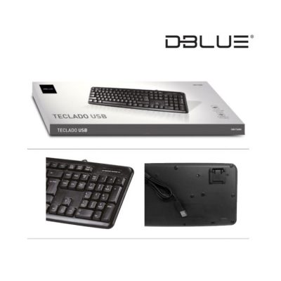 TECLADO USB DBLUE DBK752BK