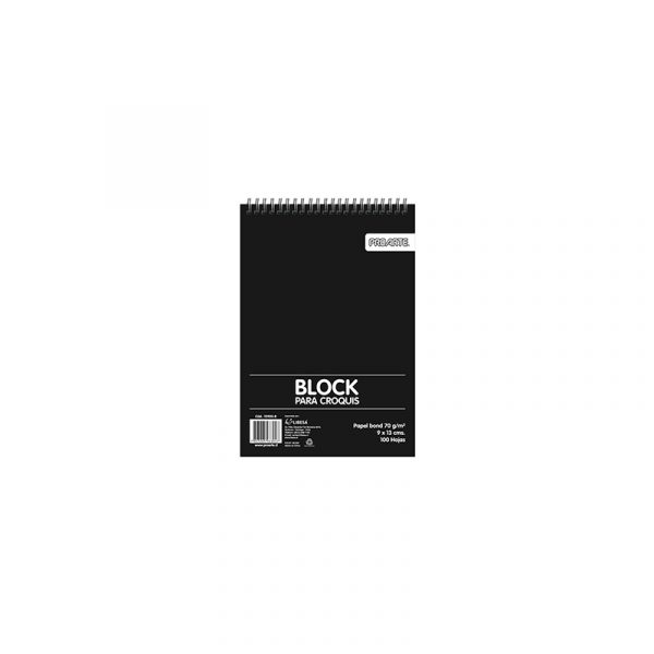 CROQUERA PAPEL BOND 70g 9X13CM  100 HOJAS PROARTE