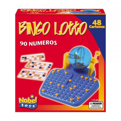 JUEGO DE SALON BINGO LOTTO NOBEL TOYS