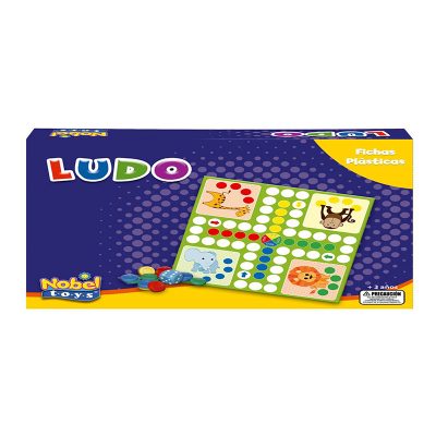 LUDO FICHAS PLASTICAS NOBEL TOYS