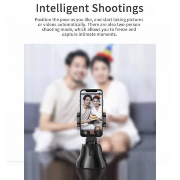 SOPORTE PARA SELFIE INTELIGENTE GIRATORIO 360° - Imagen 4