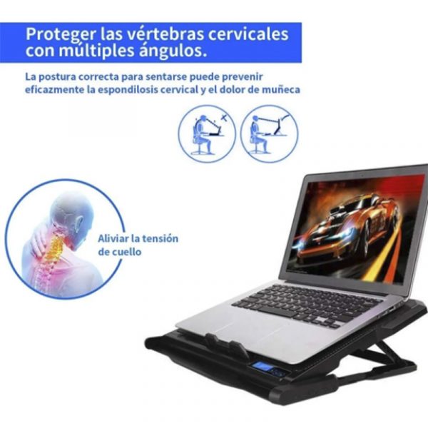 VENTILADOR GAMER PRO PARA NOTEBOOK RX0025 REPTILE X - Imagen 4