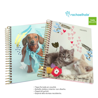 CUADERNO RACHAELHALE 16,8 X 21,5 CMS.