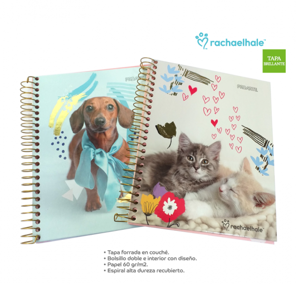 CUADERNO RACHAELHALE 16,8 X 21,5 CMS.