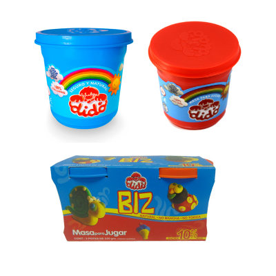 DIDO PLASTICINA 220 GRS. PACK 2 UNIDADES