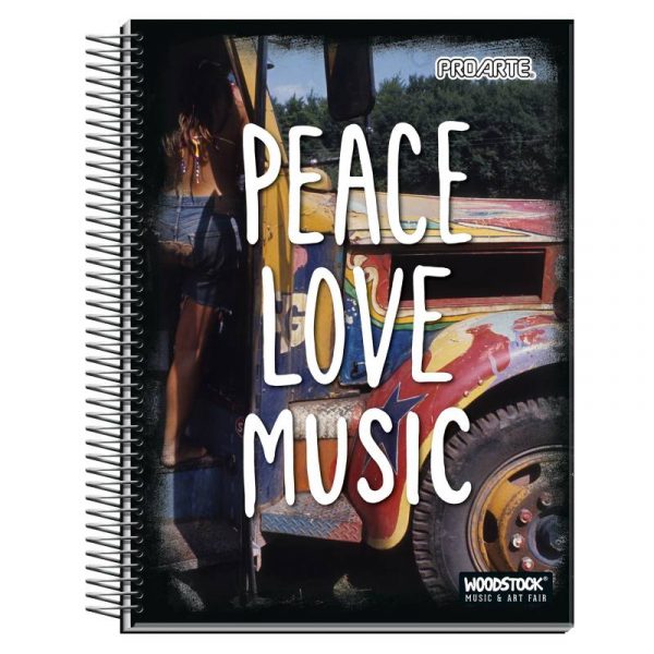 CUADERNO ESPECIAL CARTA WOODSTOCK 150 HOJAS 7 MM