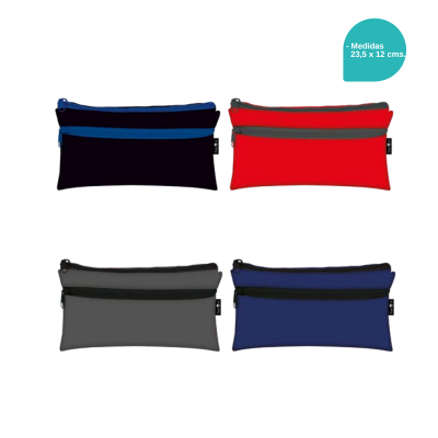 ESTUCHE DOBLE 4 COLORES