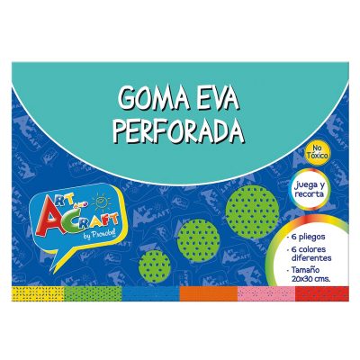 GOMA EVA PERFORADA ART AND CRAFT