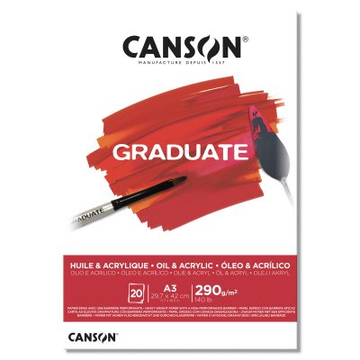 CANSON GRADUATE A3 ÓLEO Y ACRÍLICO