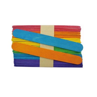 PALOS DE HELADO ANCHO DE COLORES