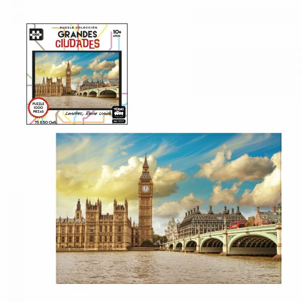 PUZZLE COLECCION GRANDES CIUDADES 1000 PIEZAS - Imagen 3