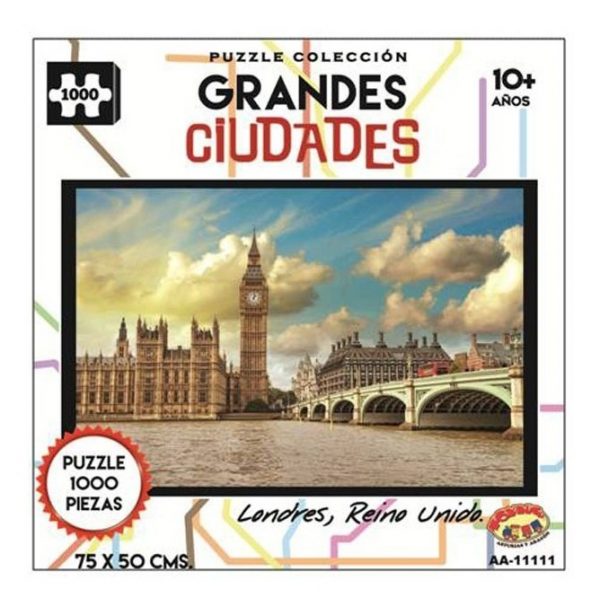 PUZZLE COLECCION GRANDES CIUDADES 1000 PIEZAS