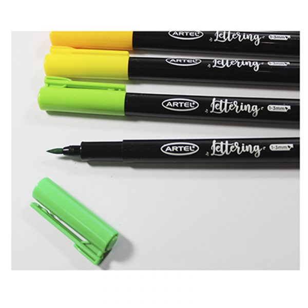 SET LETTERING 12 COLORES ARTEL - Imagen 3
