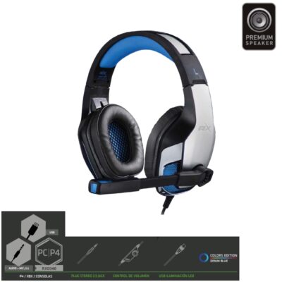 AUDÍFONOS CON MICRÓFONO PLATINUM GAMER