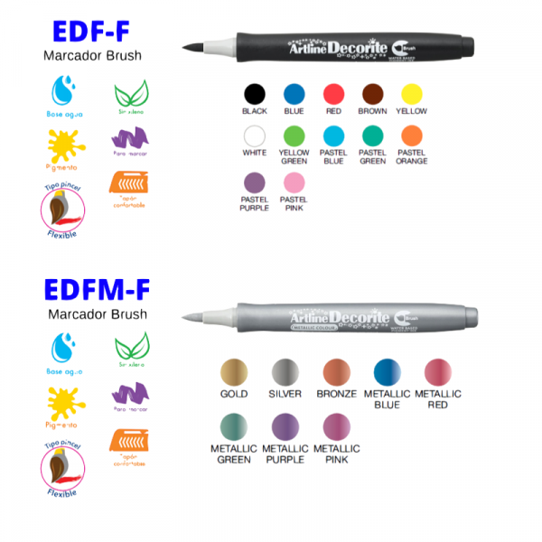 ARTLINE DECORITE BRUSH - Imagen 2