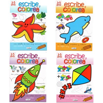 COLECCIÓN ESCRIBE Y COLOREA EDICIONES SALDAÑA
