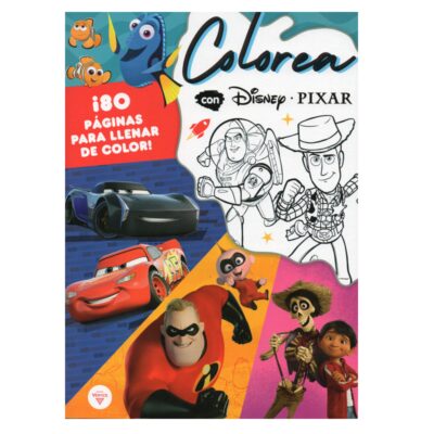 LIBRO COLOREA CON DISNEY - PIXAR