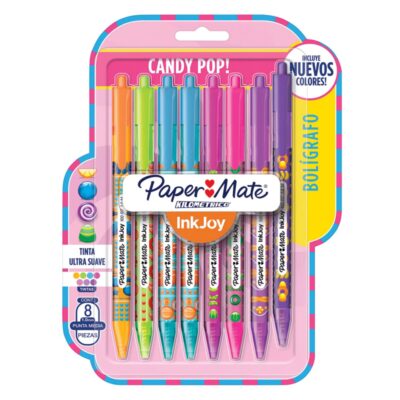 SET BOLIGRAFOS  RETRACTIL CANDY POP!