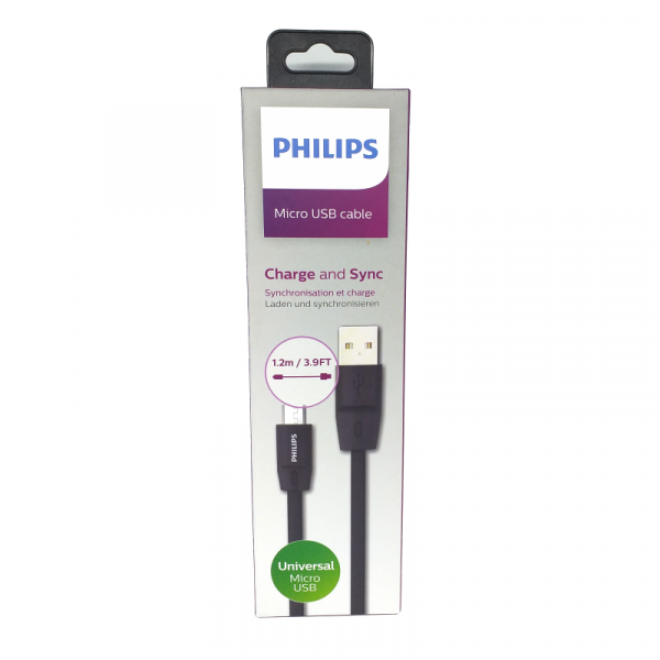 CABLE MICRO USB PHILIPS 1.2 METROS