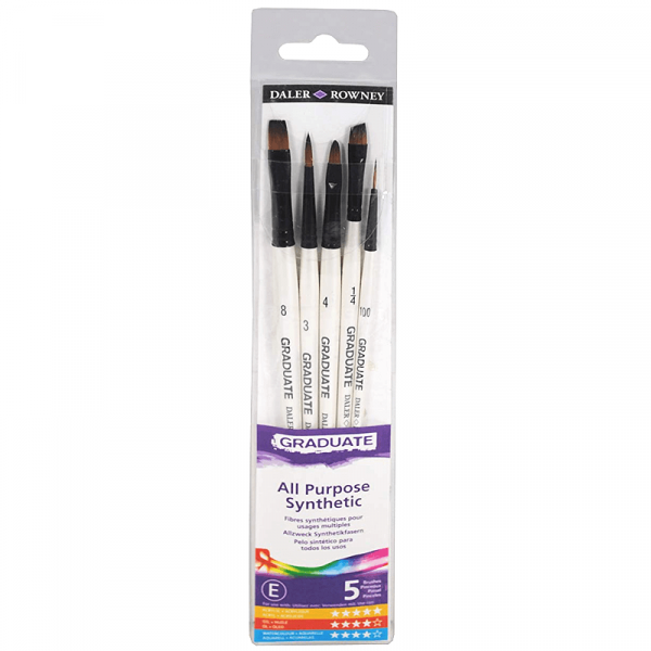 SET 5 PINCELES MIXTO GRADUATE – DALER ROWNEY