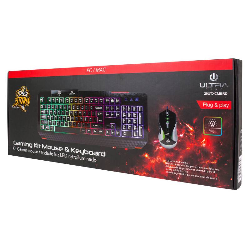 Combo Teclado + Mouse Gamer Ultra Technology