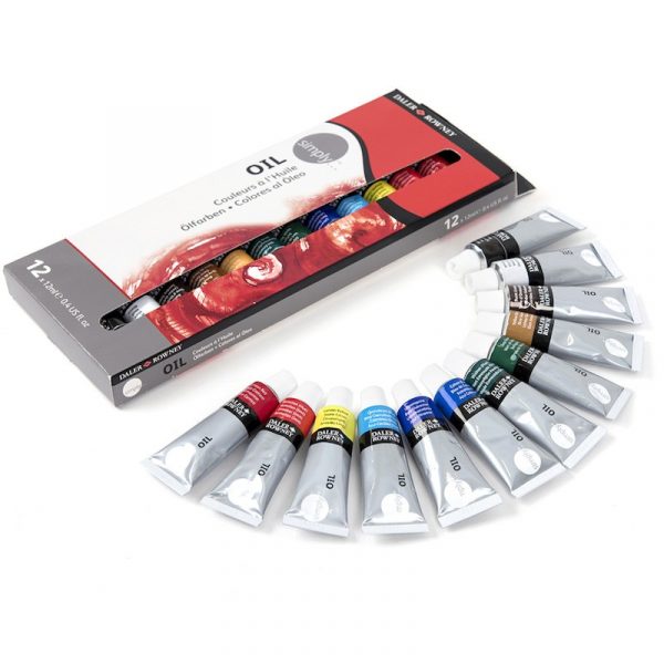PINTURA OLEO SIMPLY 12 COLORES DALER ROWNEY - Imagen 2