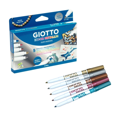 ROTULADORES DECOR METALLIC GIOTTO