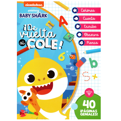 LIBRO ¡DE VUELTA AL COLE! BABYSHARK