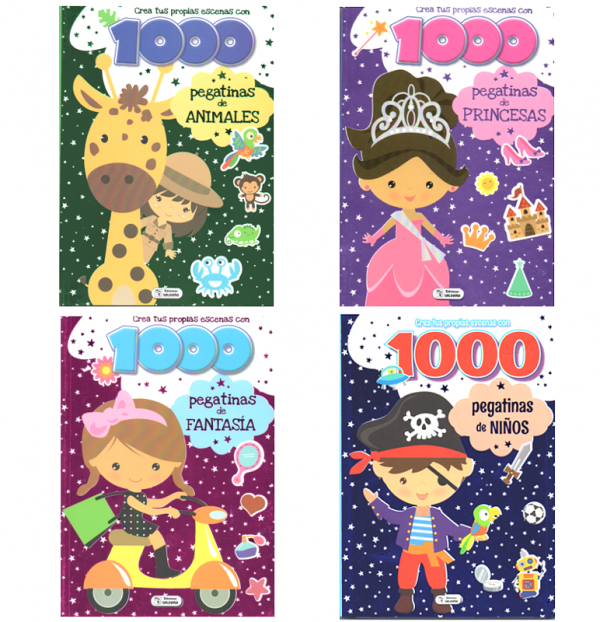 LIBRO 1000 PEGATINAS