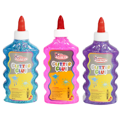 Cola Glitter Glue Unicorn/Frozen Artel 185G