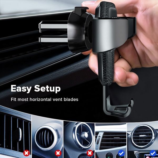 Soportes De Celular Para Automóvil Negro - Imagen 2