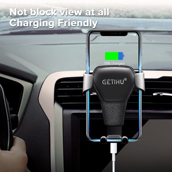 Soportes De Celular Para Automóvil Negro - Imagen 4
