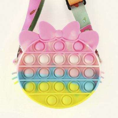 CARTERA GATO ARCOIRIS POP IT