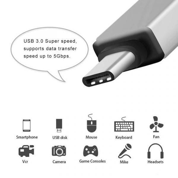 ADAPTADOR OTG TIPO C A USB 3.0 HEMBRA - Imagen 4