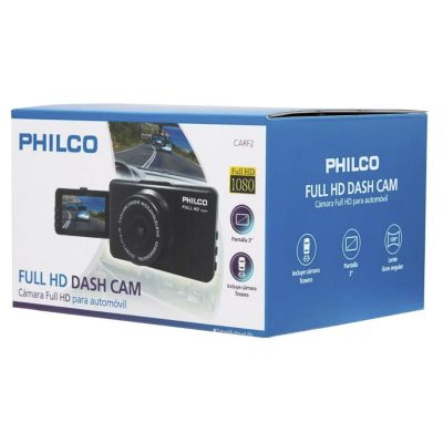 DASH CAM FULL HD 3 + CAMARA DE RETROCESO PHILCO