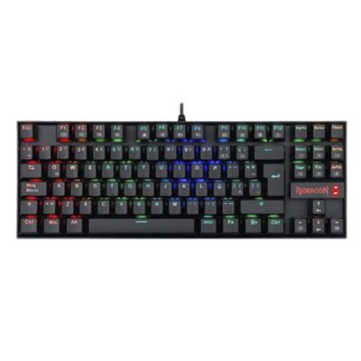 TECLADO GAMER MECANICO REDRAGON KUMARA NEGRO