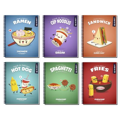 CUADERNO UNIVERSITARIO FOOD