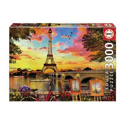 PUZZLE PUESTA DE SOL EN PARIS 3000 PIEZAS