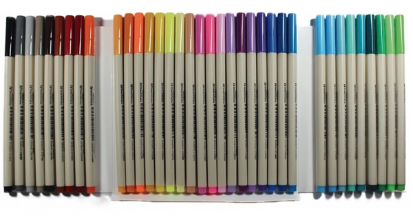 ARTLINE SUPREME BRUSH PEN PUNTA FINA SET 36 COLORES - Imagen 3