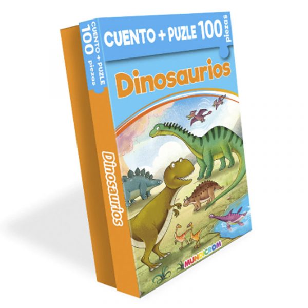 PUZLE CUENTO DINOSAURIOS (100 PIEZAS)