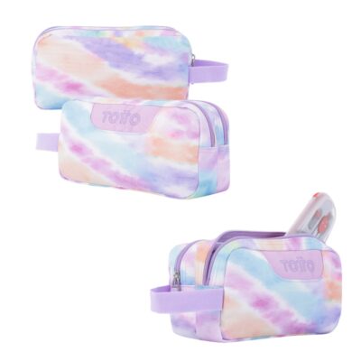Estuche Multiuso Totto Escuadra  Morado