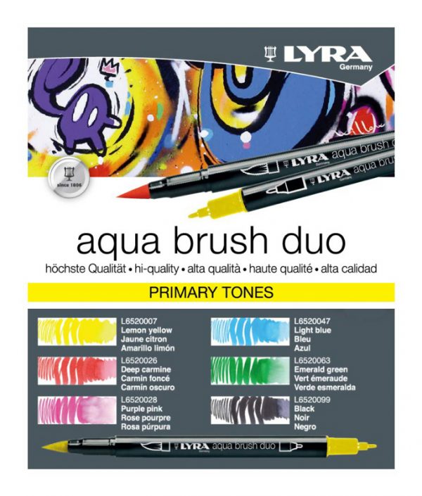 LAPICES LYRA AQUA BRUSH DUO TONOS PRIMARIOS - Imagen 2
