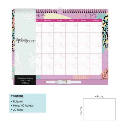 CALENDARIO MENSUAL 2023