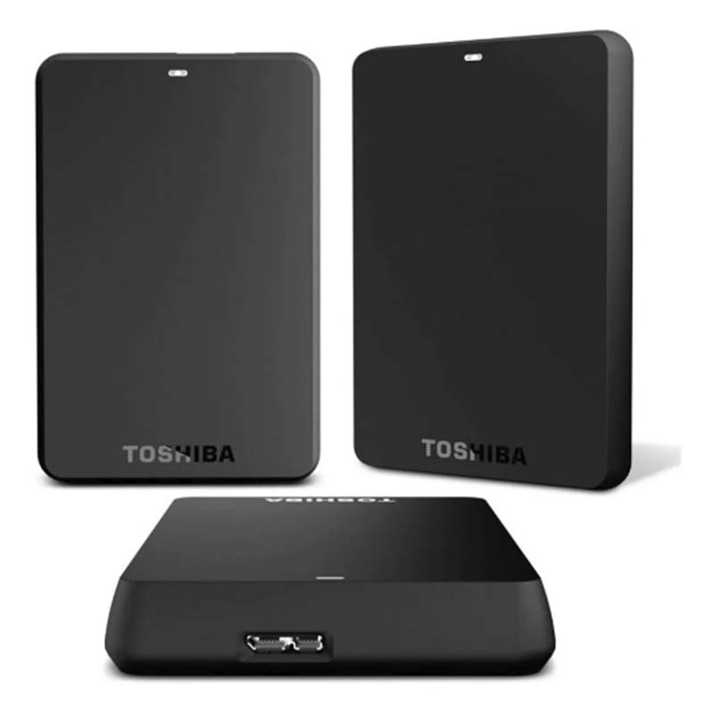 DISCO EXTERNO TOSHIBA CANVIO BASICS 1TB 3.0 Usb Black Servicom