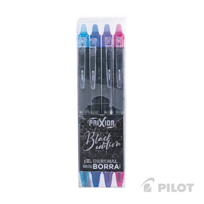 SET LAPICES GEL FRIXION BLACK EDITION