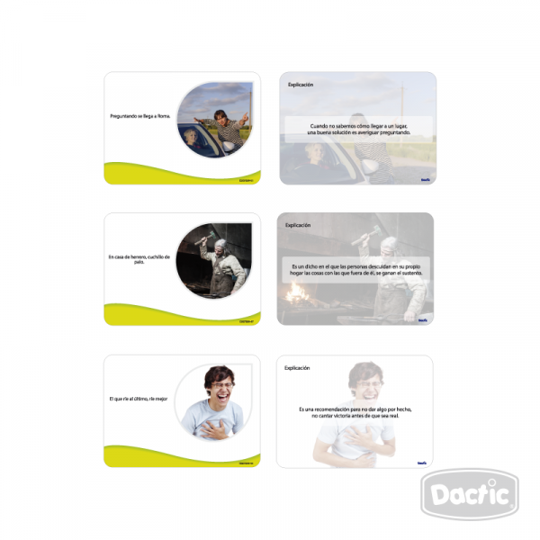 LAMINA DICHO REFRANES DACTIC - Imagen 3