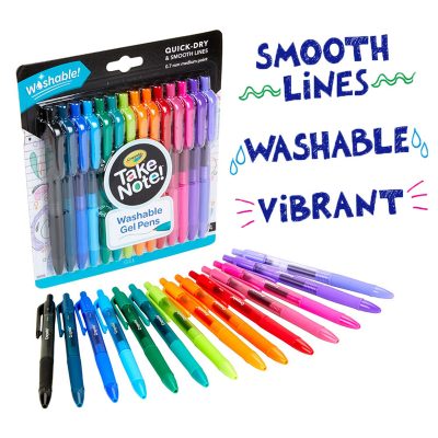 BOLIGRAFOS DE GEL LAVABLES CRAYOLA TAKE NOTE