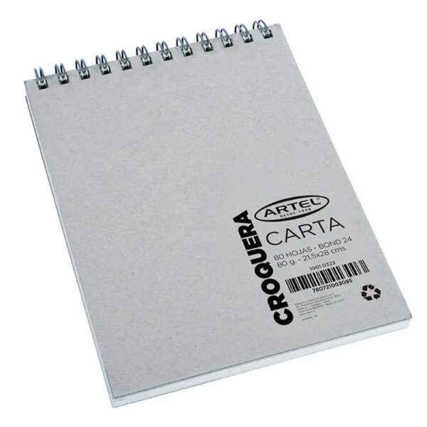 CROQUERA CARTA 80 HOJAS BOND 24 ARTEL