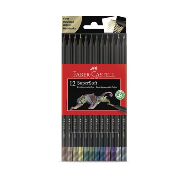 Eco lápices SuperSoft x12 Metálicos