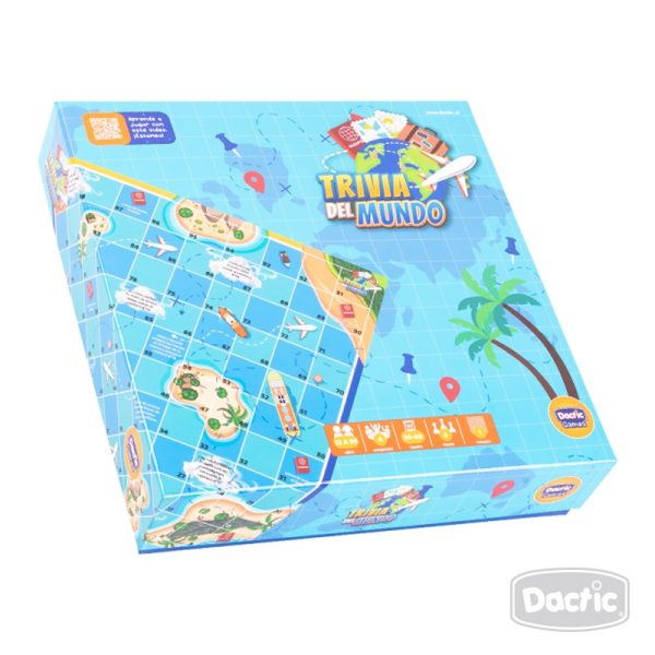 JUEGO DE MESA TRIVIA DEL MUNDO - Imagen 2